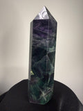 Green & purple Fluorite Crystal